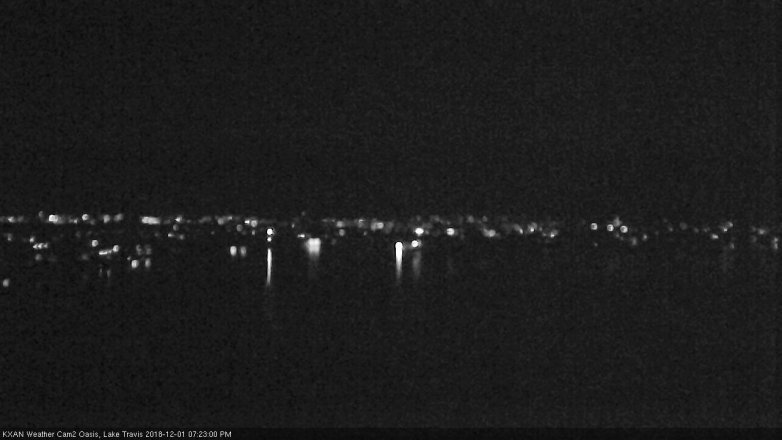 Lake Travis webcam, December 1, 2018 6:25 PM CT