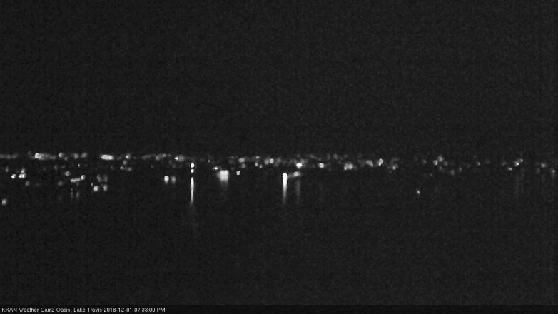 Lake Travis webcam, December 1, 2018 6:35 PM CT