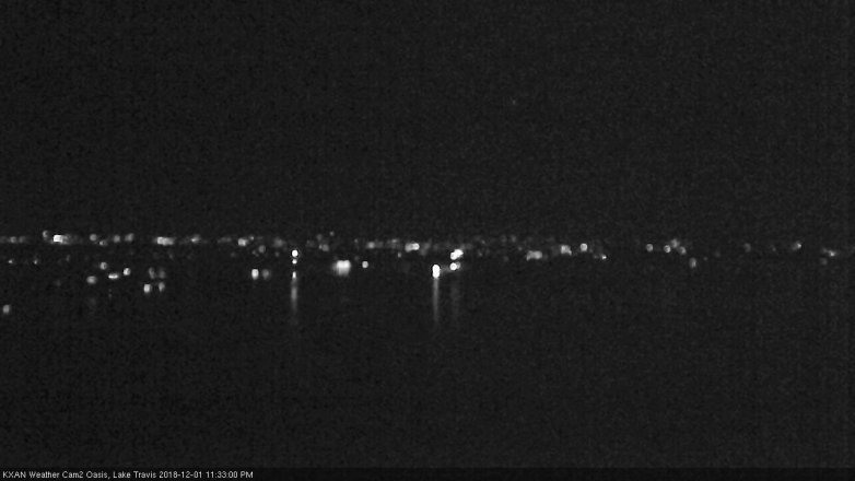 Lake Travis webcam, December 1, 2018 10:35 PM CT