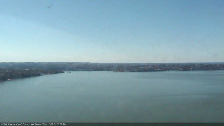 Lake Travis webcam, December 2, 2018 12:05 PM CT