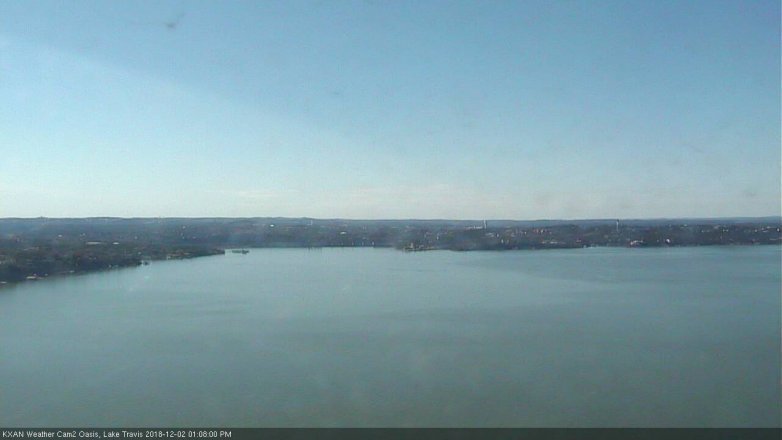 Lake Travis webcam, December 2, 2018 12:10 PM CT
