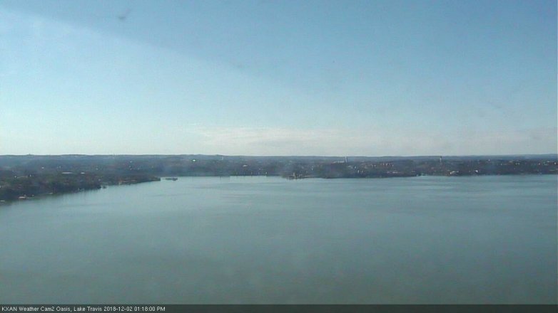 Lake Travis webcam, December 2, 2018 12:20 PM CT