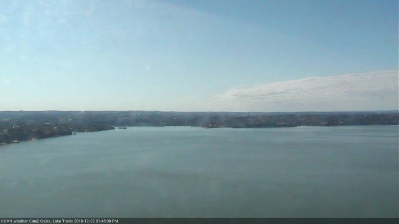 Lake Travis webcam, December 2, 2018 12:50 PM CT