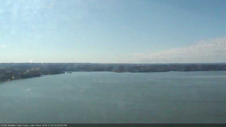 Lake Travis webcam, December 2, 2018 1:05 PM CT