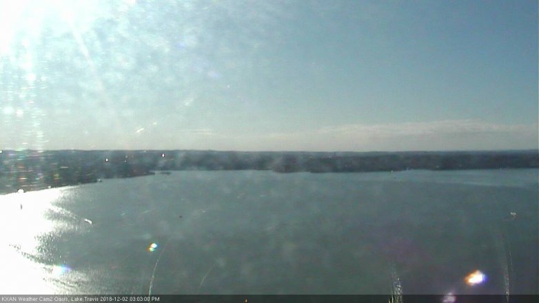 Lake Travis webcam, December 2, 2018 2:05 PM CT