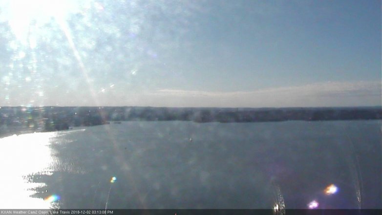 Lake Travis webcam, December 2, 2018 2:15 PM CT