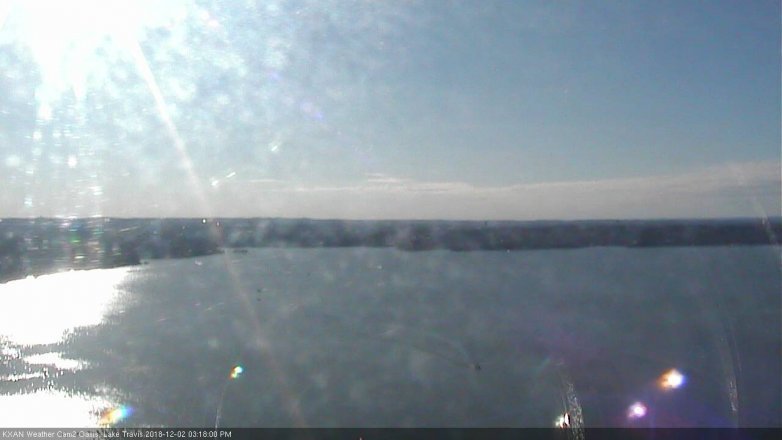 Lake Travis webcam, December 2, 2018 2:20 PM CT