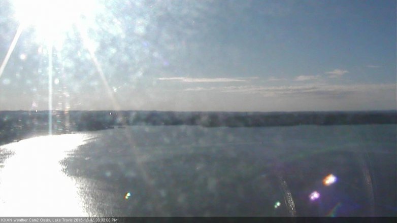 Lake Travis webcam, December 2, 2018 2:35 PM CT