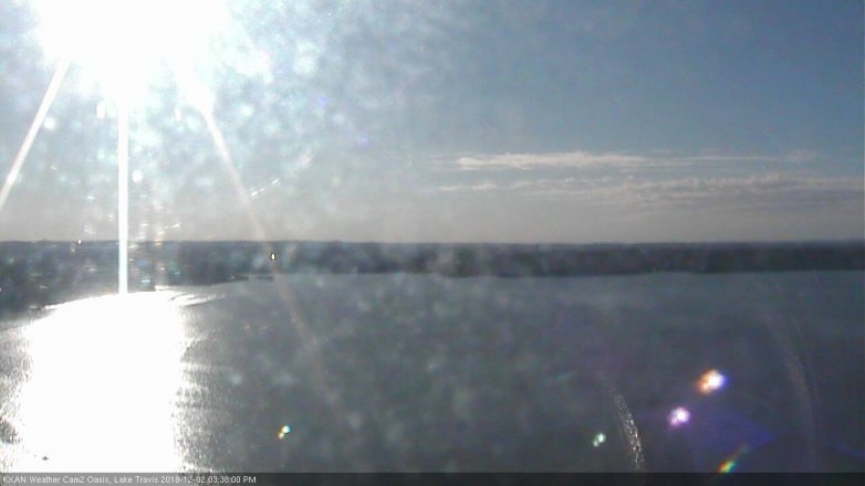Lake Travis webcam, December 2, 2018 2:40 PM CT