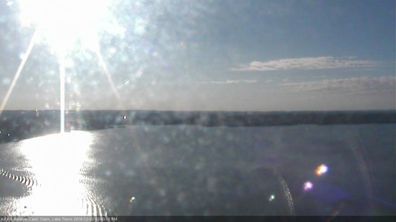 Lake Travis webcam, December 2, 2018 2:45 PM CT