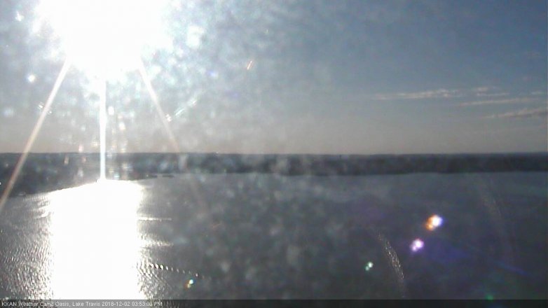 Lake Travis webcam, December 2, 2018 2:55 PM CT