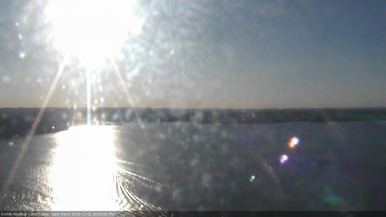 Lake Travis webcam, December 2, 2018 3:10 PM CT