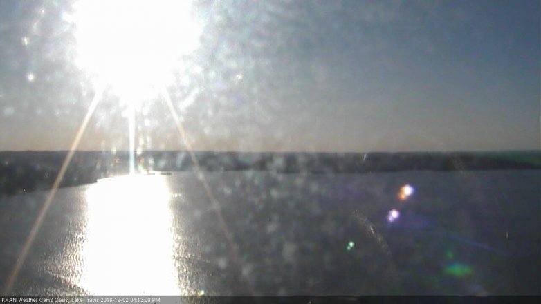 Lake Travis webcam, December 2, 2018 3:15 PM CT