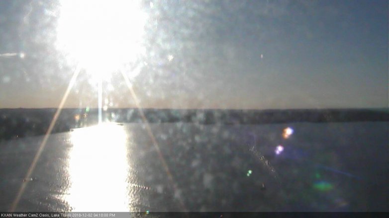 Lake Travis webcam, December 2, 2018 3:20 PM CT