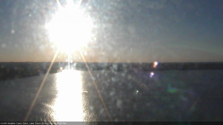 Lake Travis webcam, December 2, 2018 3:40 PM CT
