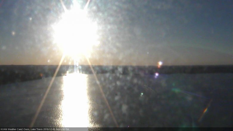 Lake Travis webcam, December 2, 2018 3:45 PM CT