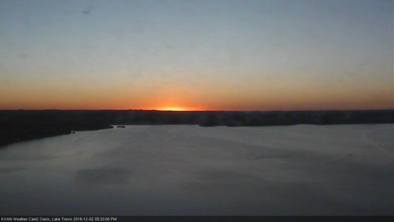 Lake Travis webcam, December 2, 2018 4:35 PM CT