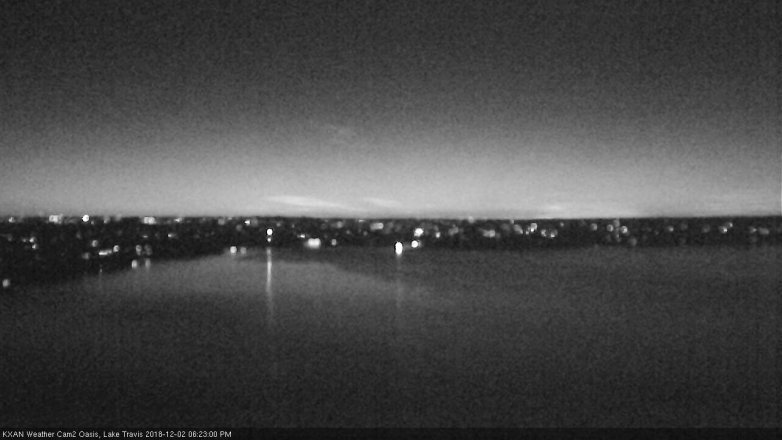 Lake Travis webcam, December 2, 2018 5:25 PM CT