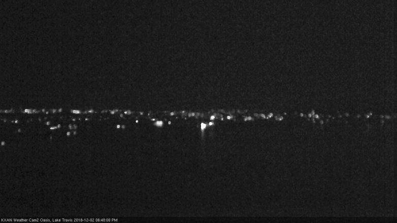 Lake Travis webcam, December 2, 2018 5:50 PM CT