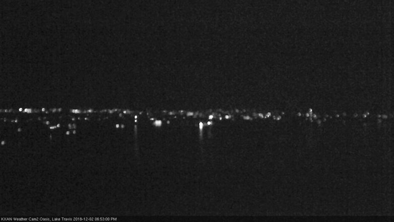 Lake Travis webcam, December 2, 2018 5:55 PM CT