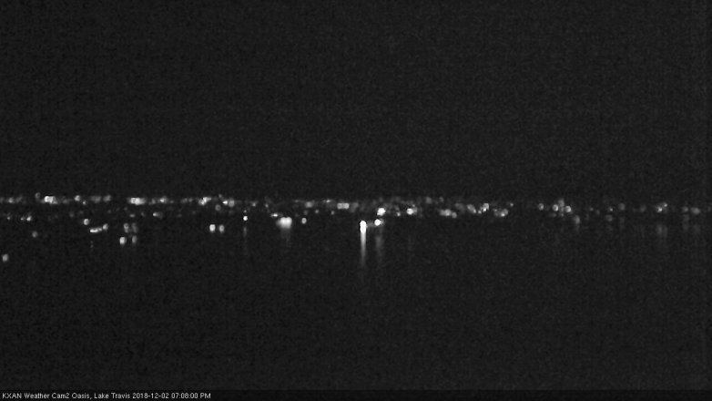 Lake Travis webcam, December 2, 2018 6:10 PM CT