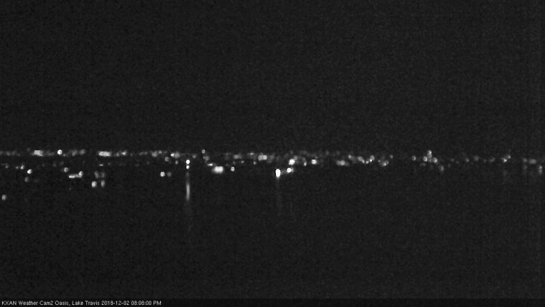 Lake Travis webcam, December 2, 2018 7:10 PM CT