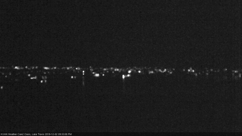 Lake Travis webcam, December 2, 2018 8:35 PM CT
