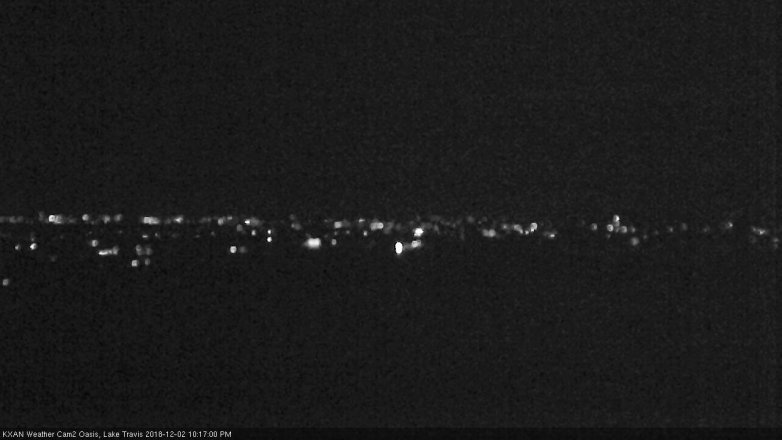 Lake Travis webcam, December 2, 2018 9:20 PM CT