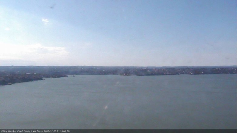 Lake Travis webcam, December 3, 2018 12:15 PM CT