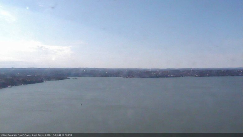 Lake Travis webcam, December 3, 2018 12:20 PM CT