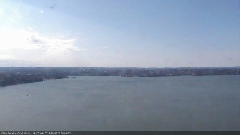 Lake Travis webcam, December 3, 2018 12:25 PM CT