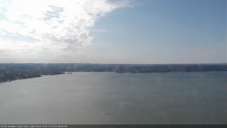 Lake Travis webcam, December 3, 2018 12:50 PM CT