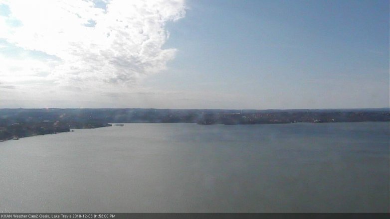 Lake Travis webcam, December 3, 2018 12:55 PM CT