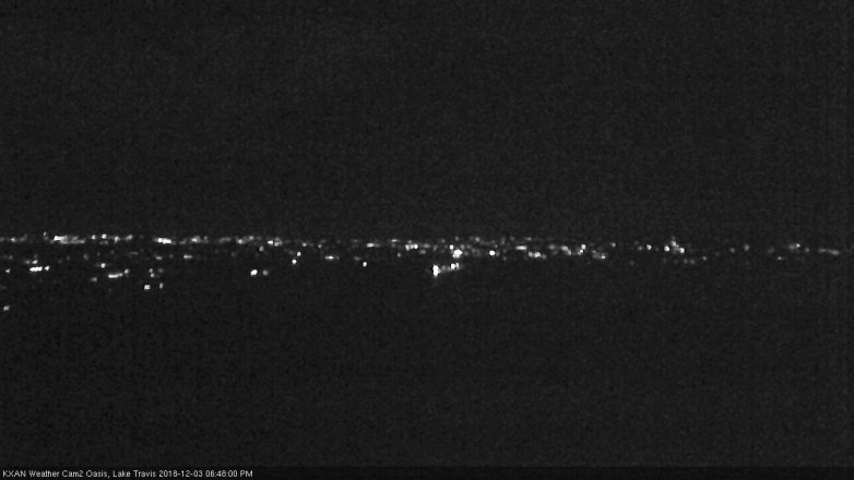 Lake Travis webcam, December 3, 2018 5:50 PM CT