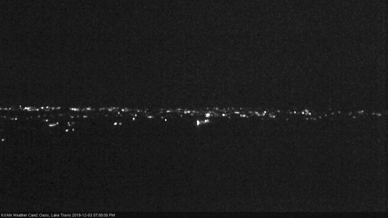 Lake Travis webcam, December 3, 2018 6:10 PM CT