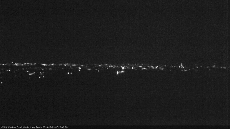 Lake Travis webcam, December 3, 2018 6:25 PM CT