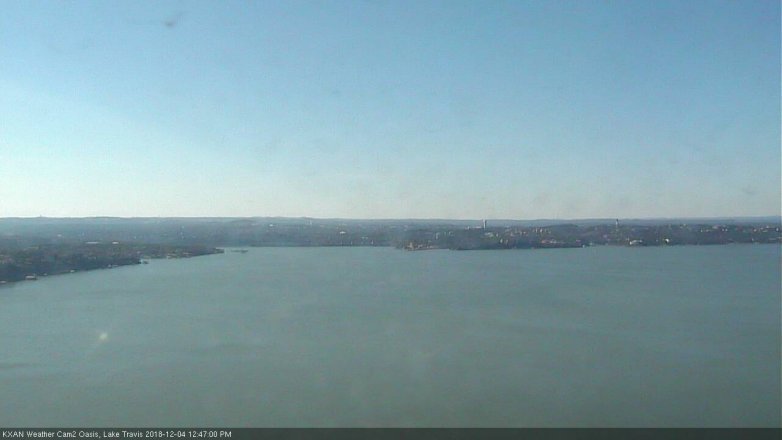 Lake Travis webcam, December 4, 2018 11:50 AM CT