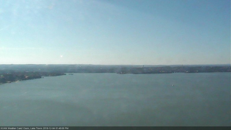 Lake Travis webcam, December 4, 2018 12:50 PM CT