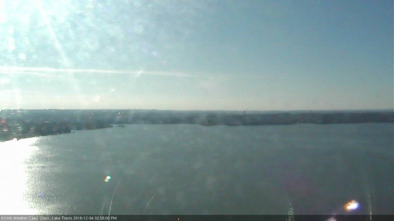 Lake Travis webcam, December 4, 2018 2:00 PM CT