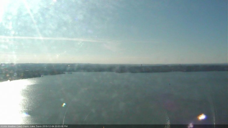 Lake Travis webcam, December 4, 2018 2:05 PM CT