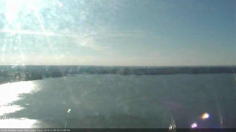 Lake Travis webcam, December 4, 2018 2:15 PM CT