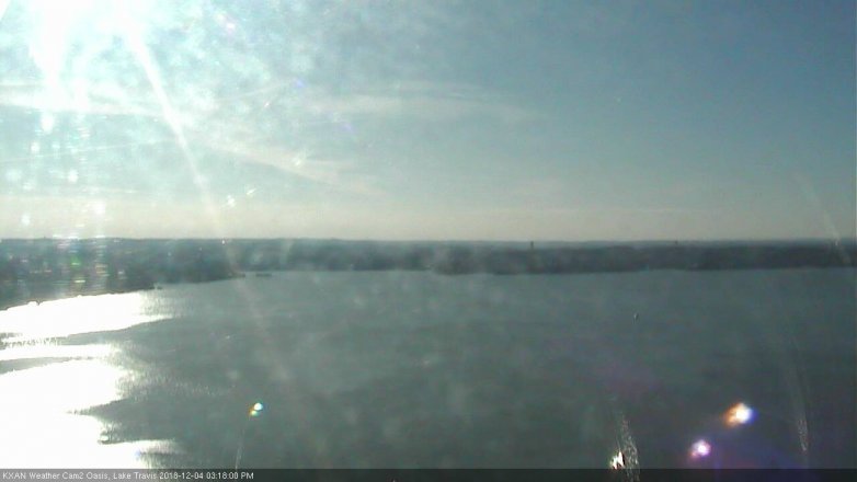 Lake Travis webcam, December 4, 2018 2:20 PM CT
