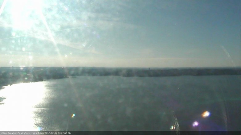 Lake Travis webcam, December 4, 2018 2:25 PM CT