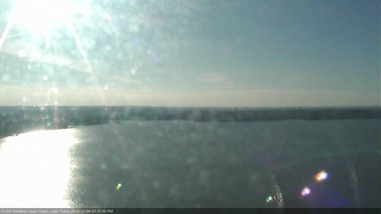 Lake Travis webcam, December 4, 2018 2:30 PM CT