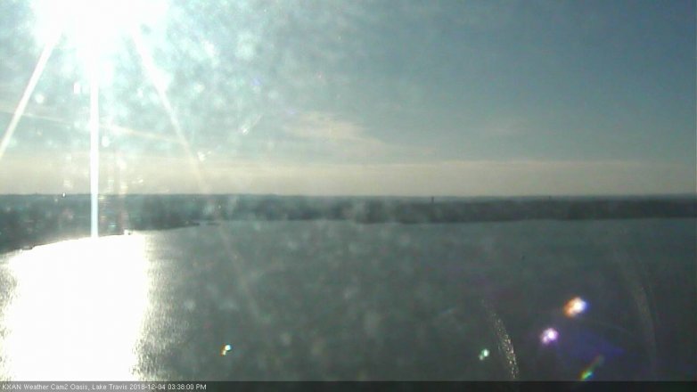 Lake Travis webcam, December 4, 2018 2:40 PM CT