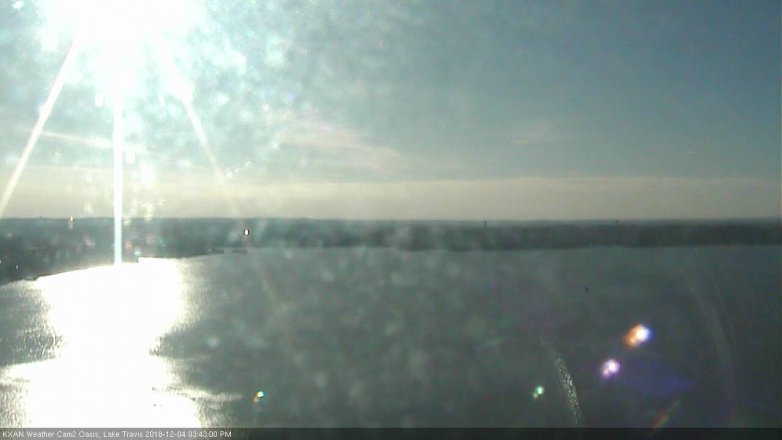 Lake Travis webcam, December 4, 2018 2:45 PM CT