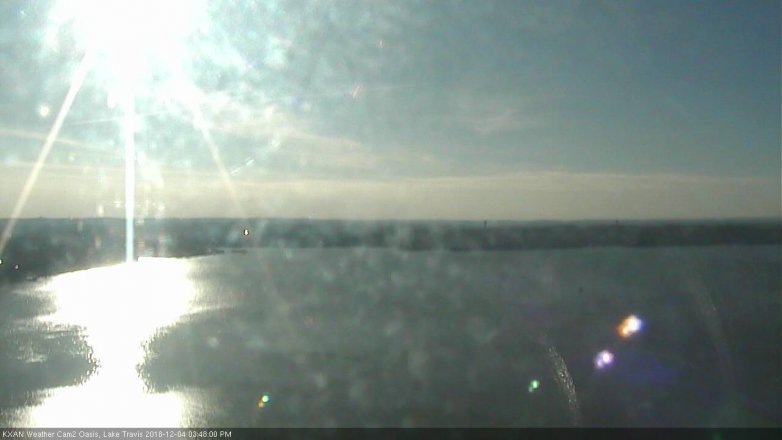 Lake Travis webcam, December 4, 2018 2:50 PM CT