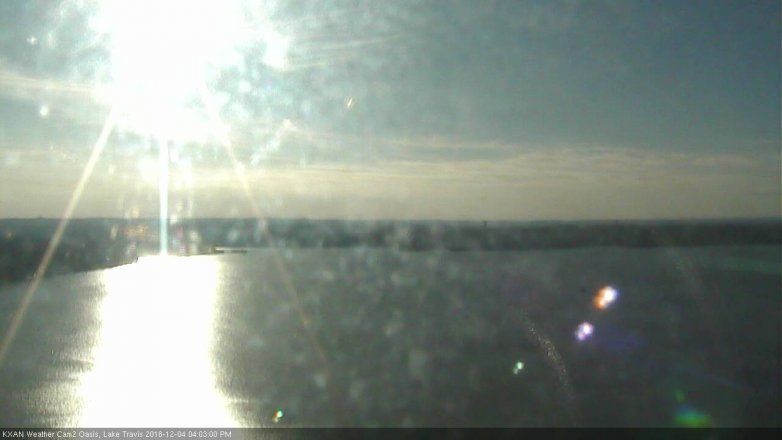 Lake Travis webcam, December 4, 2018 3:05 PM CT