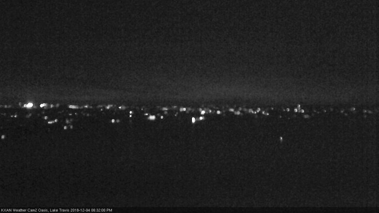 Lake Travis webcam, December 4, 2018 5:35 PM CT