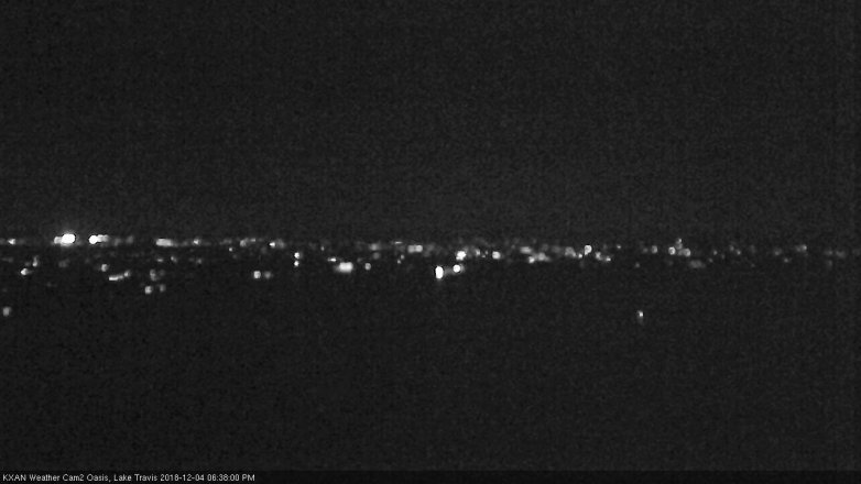Lake Travis webcam, December 4, 2018 5:40 PM CT